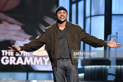 rehearses onstage during The 57th Annual GRAMMY Awards at the Staples Center on February 5, 2015 in Los Angeles, California.